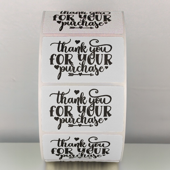 Thank You For Your Purchase Stickers – Small Business Packaging Labels 2" - Picture 4 of 11